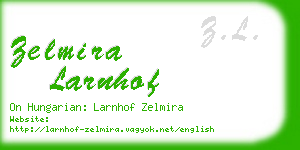 zelmira larnhof business card